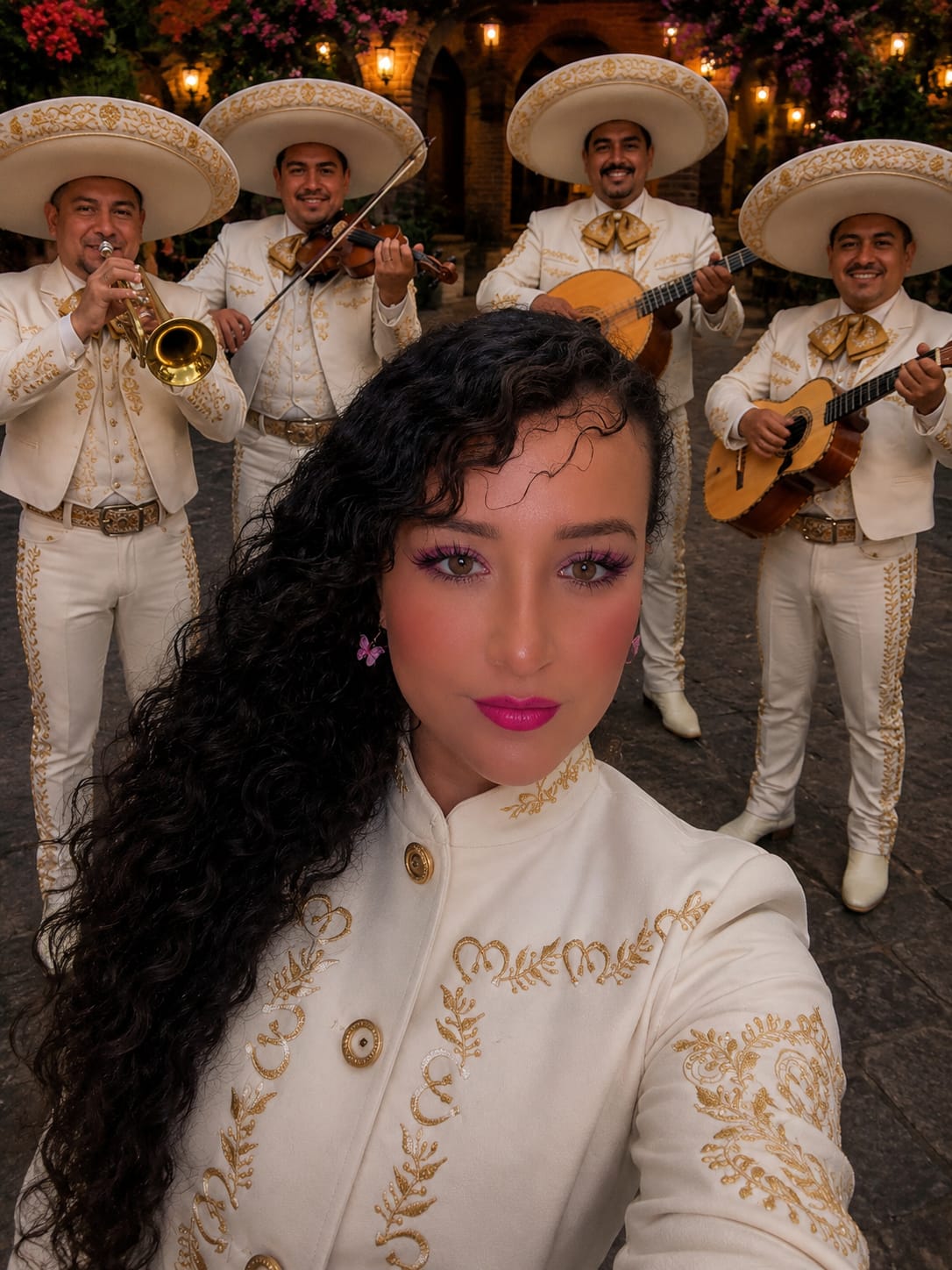 Abigail y su Mariachi realizando serenatas en Quito